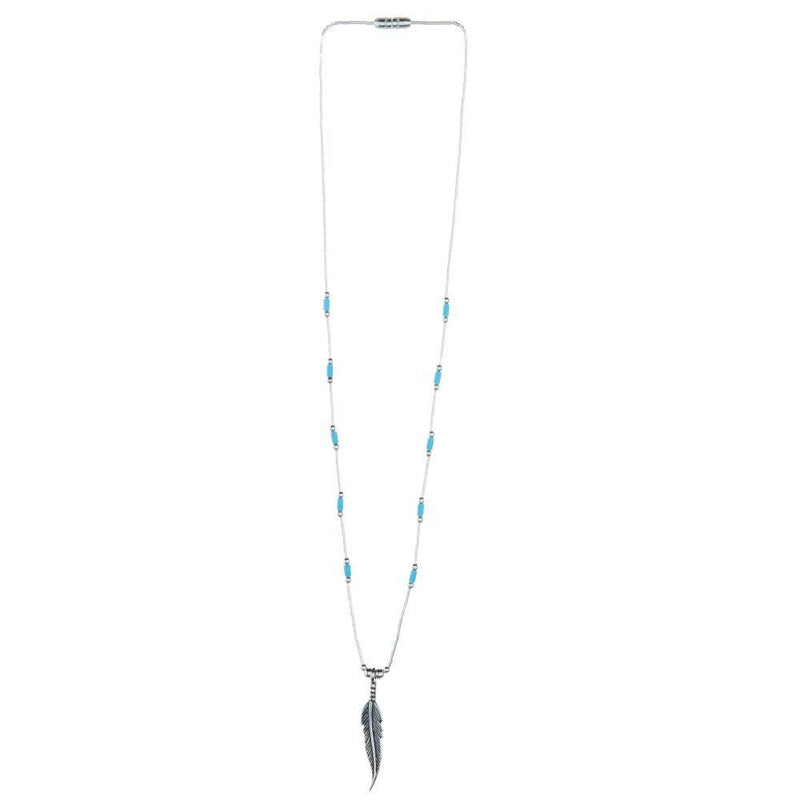 Sterling SIlver Feather Necklace