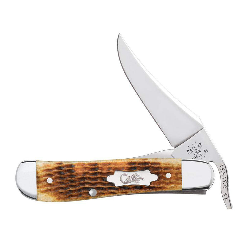 Case XX RussLock Rogers Corn Cob Jig Antique Bone Pocket Knife CA52850