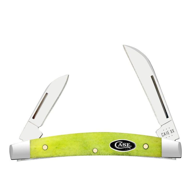 XX Small Congress Smooth Green Apple Bone Pocket Knife CA53032