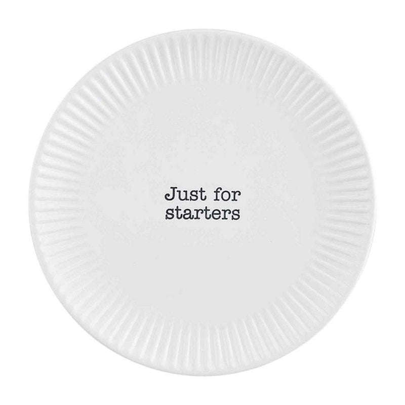 Mud Pie Just For Starters Melamine Salad Plate