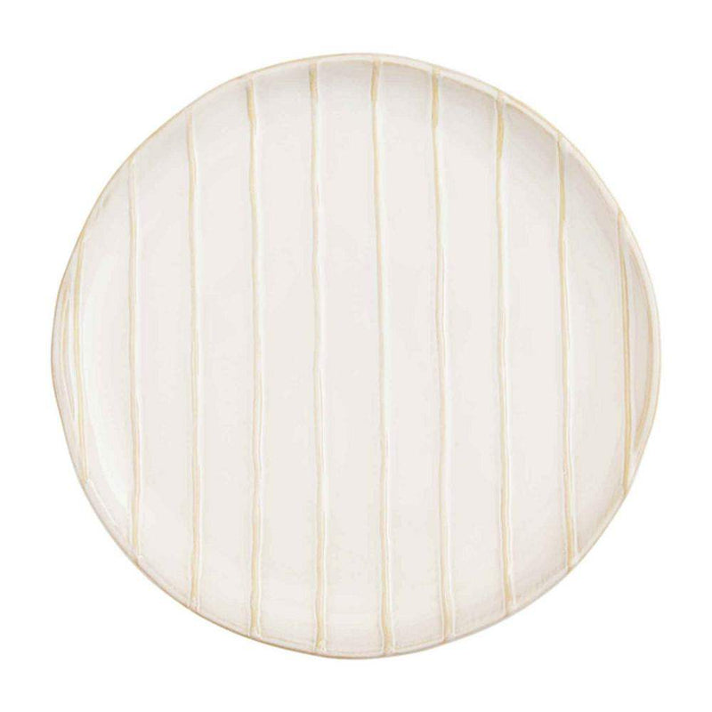 Mud Pie Lines Stoneware Salad Plate