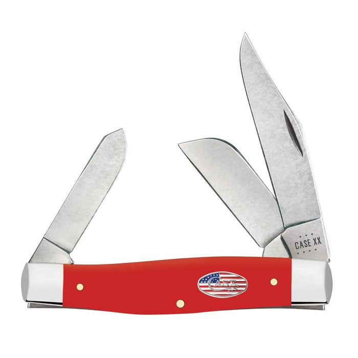 American Workman CS Smooth Red Synthetic Large Stockman (4375 CS)