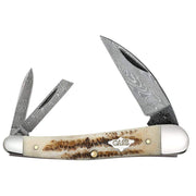 XX Seahorse Whittler Vintage Bone Pocket Knife CA77464