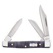 Case XX Small Stockman Smooth Purple Curly Maple Wood Pocket Knife CA80547