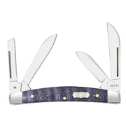 XX Small Congress Smooth Purple Curly Maple Pocket Knife CA80548