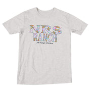 NRS Youth Floral Logo Oatmeal Tee