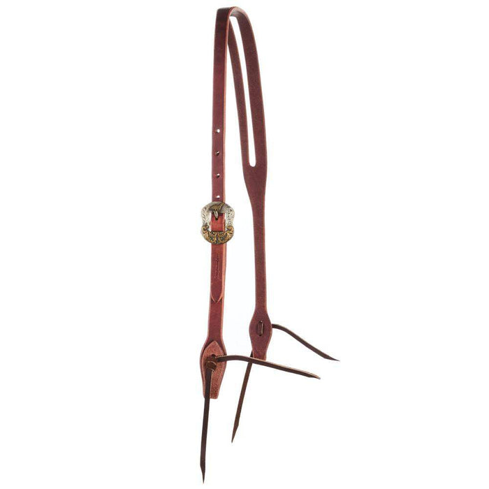 Cowperson Tack 5/8`` Turkey Buckle Slot Ear Headstall