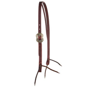 Cowperson Tack 3/4`` Turkey Buckle Slit Ear Headstall