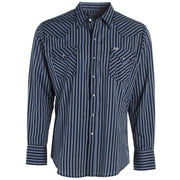 Ely Cattleman Men's Stripe Western Snap Shirt