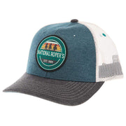 National Ropers Supply Cowboys Denim Blue Cap