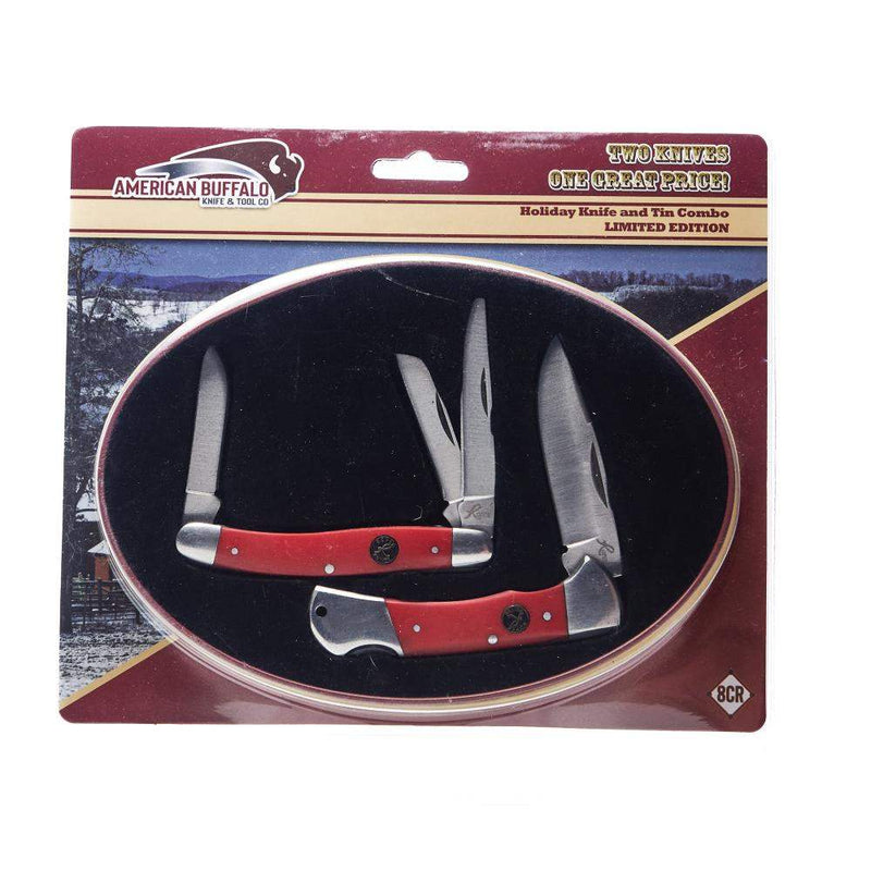 Roper Knives ABKT Holiday Knife and Tin Combo
