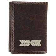 Roper Arrow Stitch Trifold Wallet