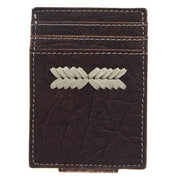 Roper Arrow Stitch Money Clip