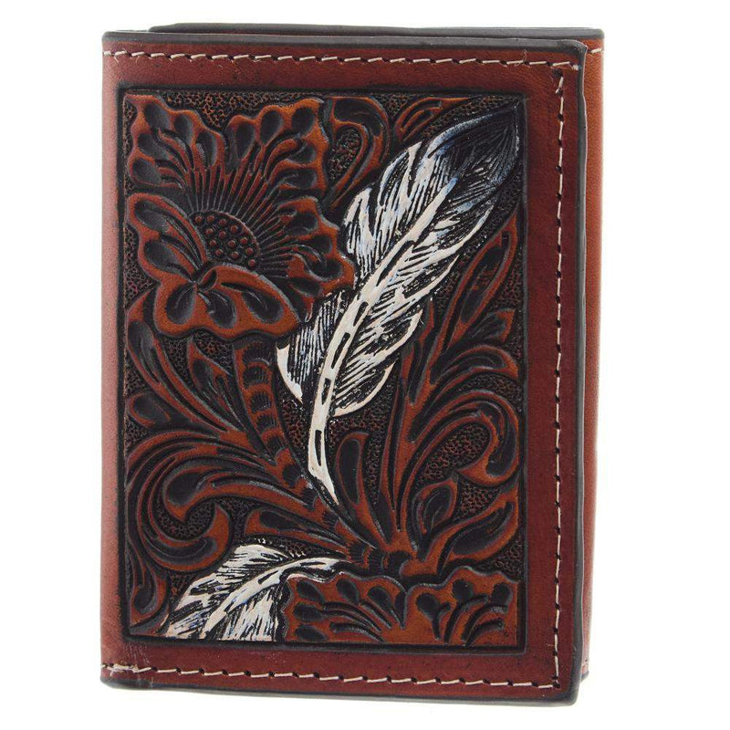 Roper Feather Trifold Wallet