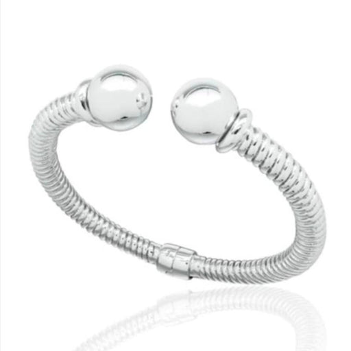 Charleston Twisted Silver Bangle
