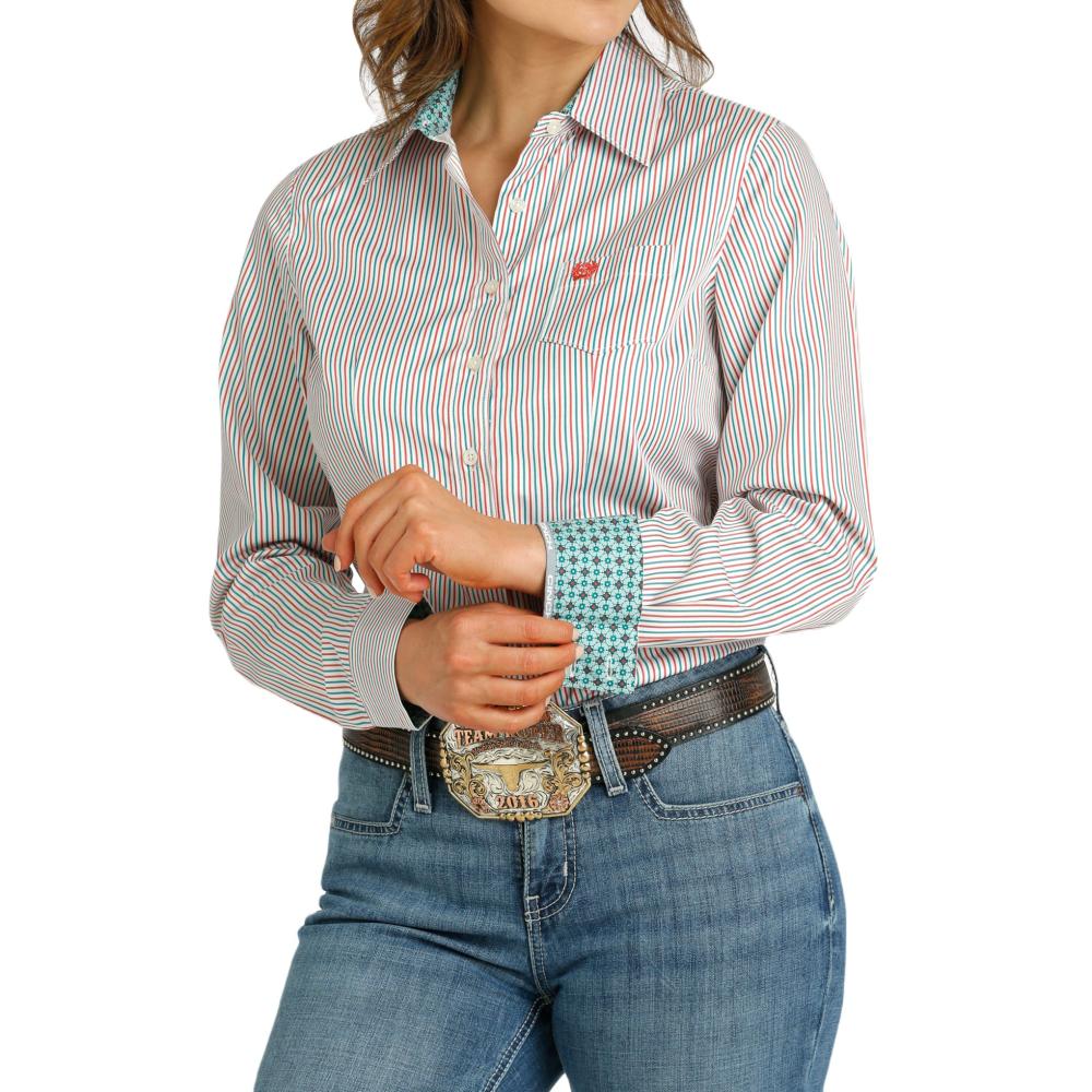 Cinch Women's Turquoise Button-Down Shirt