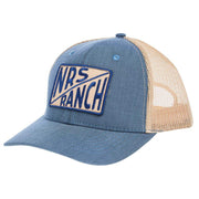 Ranch Blue and Tan Vintage Patch Cap