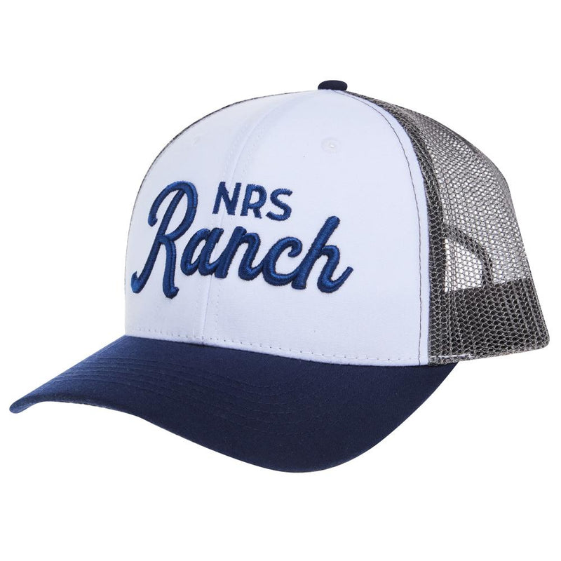 Ranch Grey White and Purple Cap