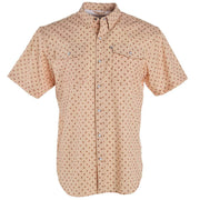 Men's Short Sleeve Cactus Print Snap Shirt
