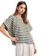 Women's Dry Herb Stripe Top