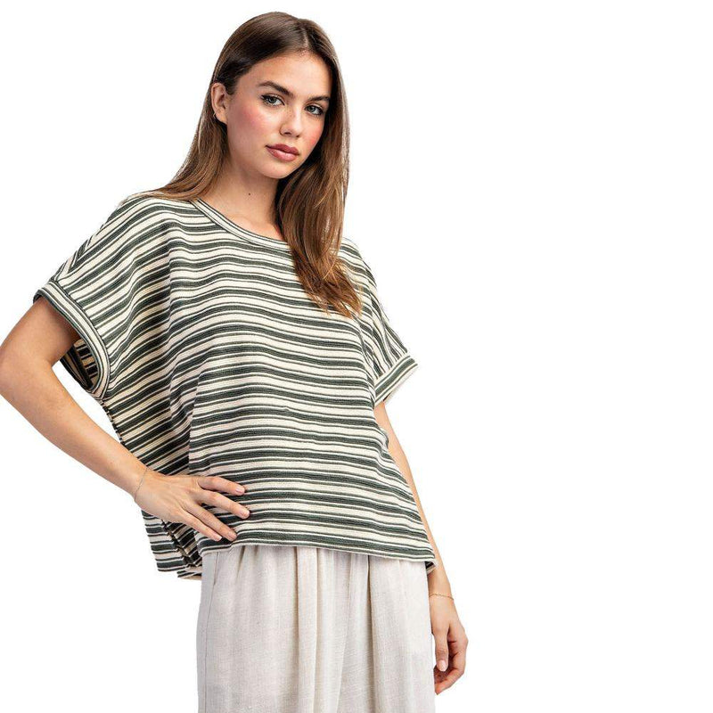 Women's Dry Herb Stripe Top
