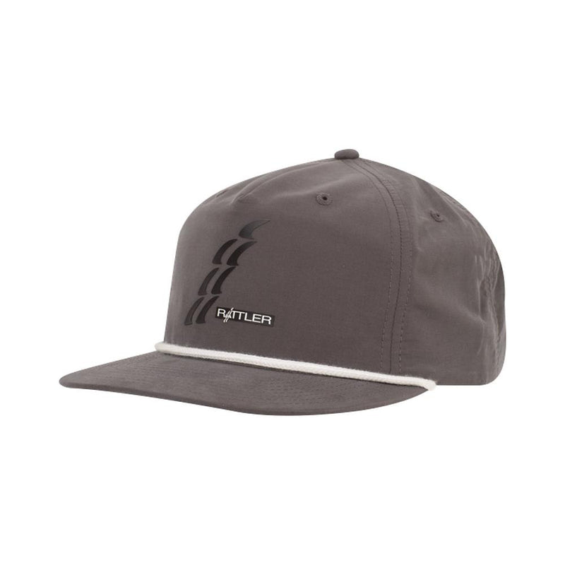 Charcoal and White Retro Cap