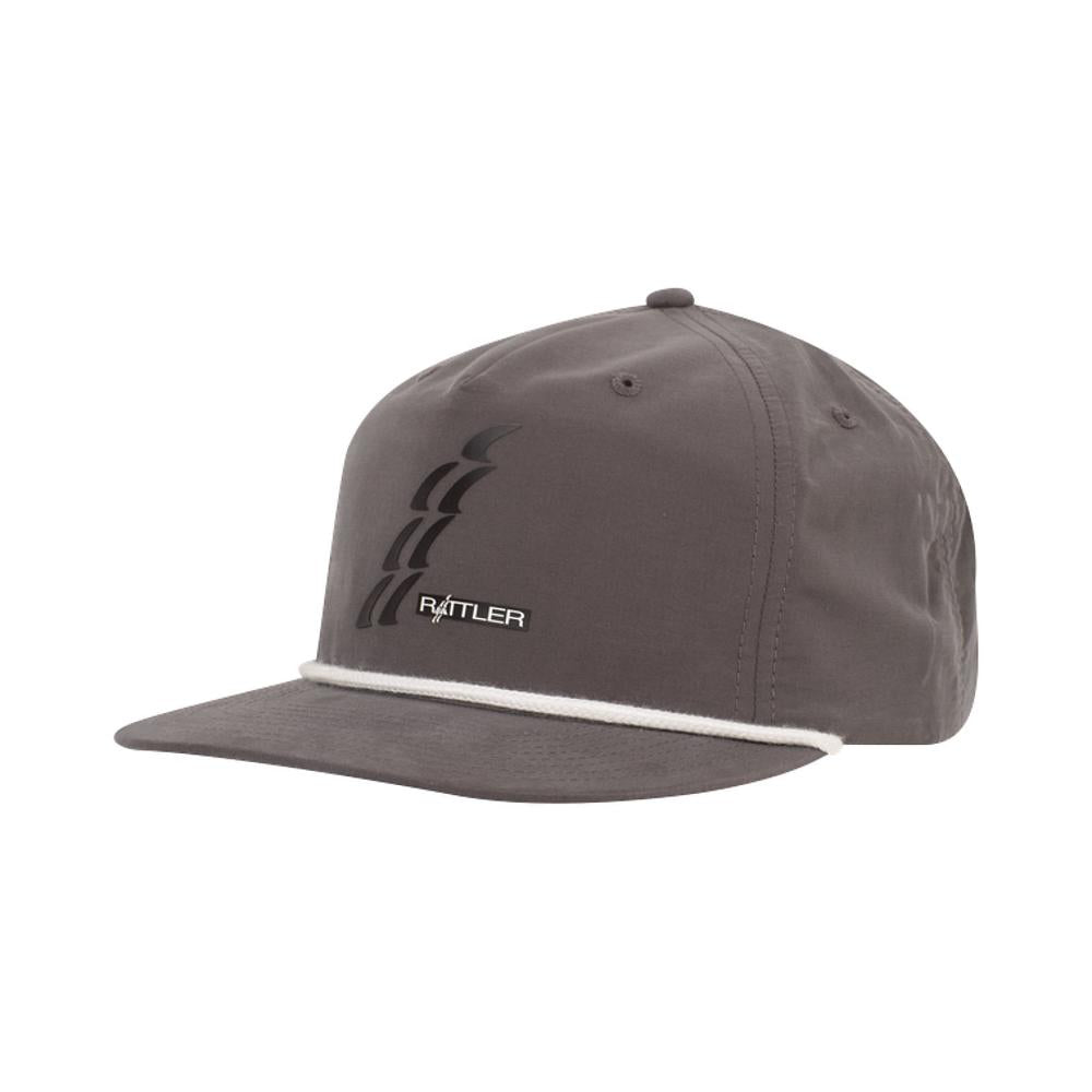 Vintage Rattle Ropes Hat Rattler Charcoal and White Retro Cap — NRS