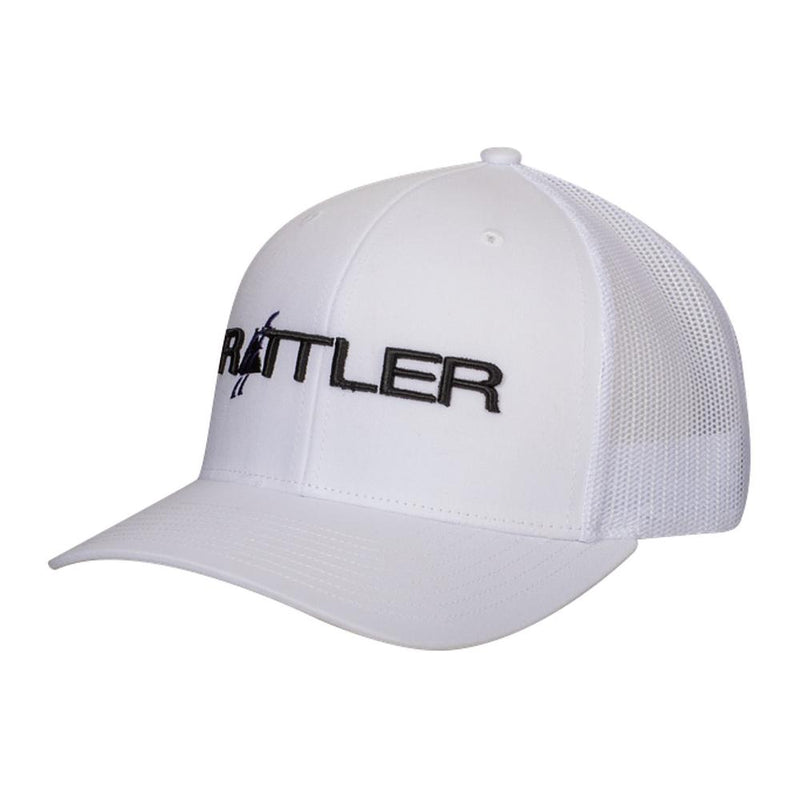 White Embroidered Logo Cap