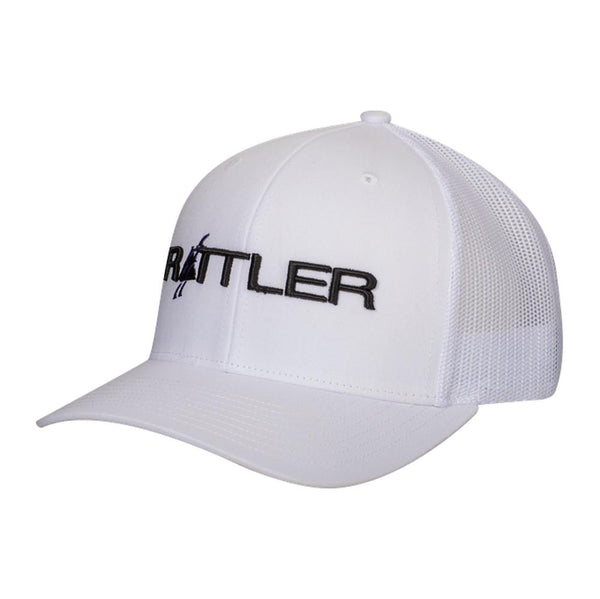 Rattler White Embroidered Logo Cap — NRS