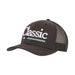 Black Embroidered Logo Mesh Back Cap