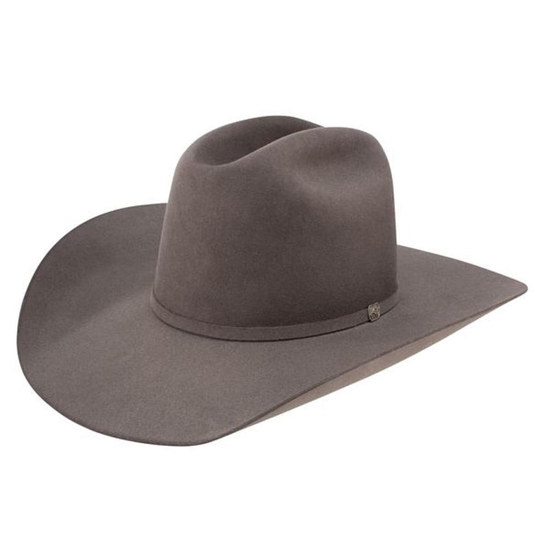 10X Chute Boss Charcoal 4 1/4 in. Brim RB Precreased Felt Hat