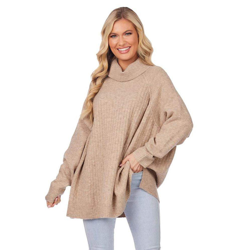 Women's Freddie Tan Ribbed Sweater