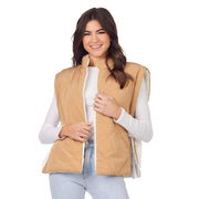 Women's Dixie Tan Reversible Puff Vest