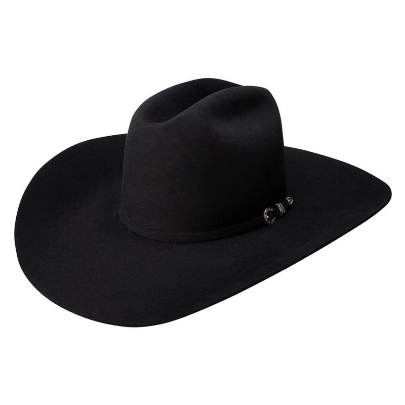 30X Rough N Ready Black 4 1/2in Brim Felt Cowboy Hat