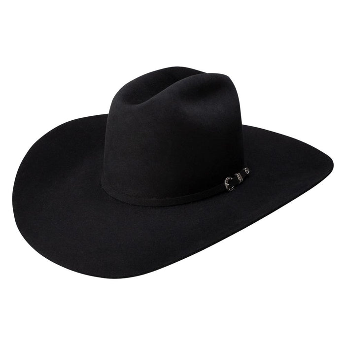 30X Rough N Ready Black 4 1/2in Brim Felt Cowboy Hat