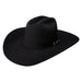 30X Rough N Ready Black 4 1/2in Brim Felt Cowboy Hat