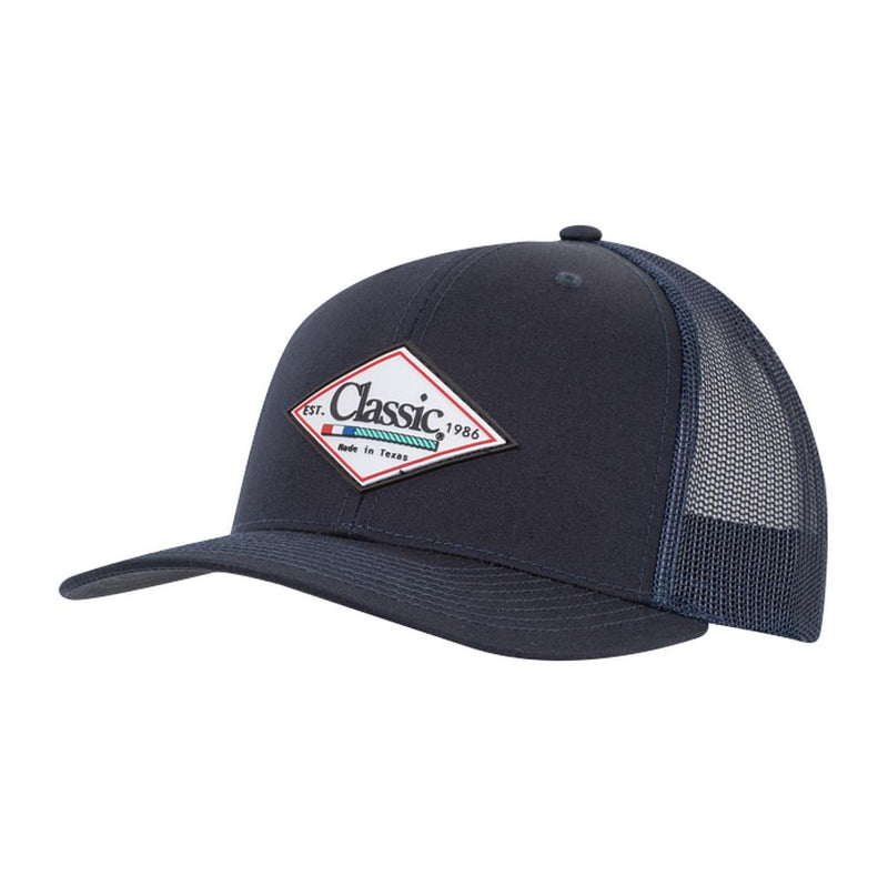 Navy Patch Logo Mesh Back Cap