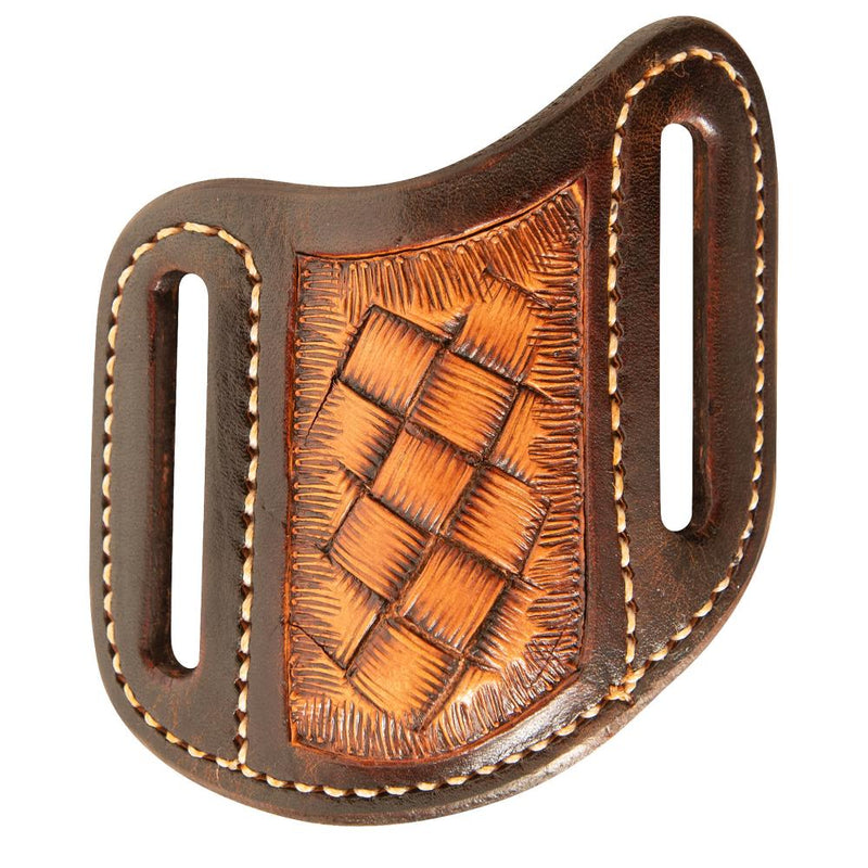 Natural Mini Basket Weave Small Folding Knife Scabbard