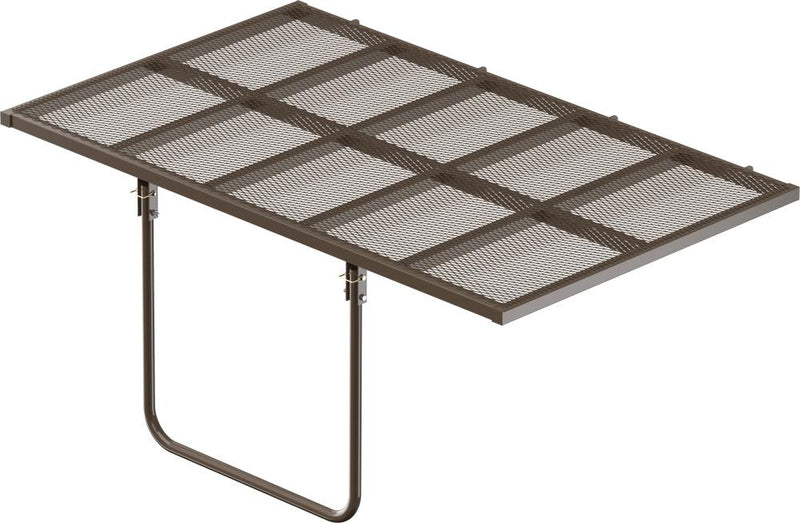 Bucking Chute Folding Platform