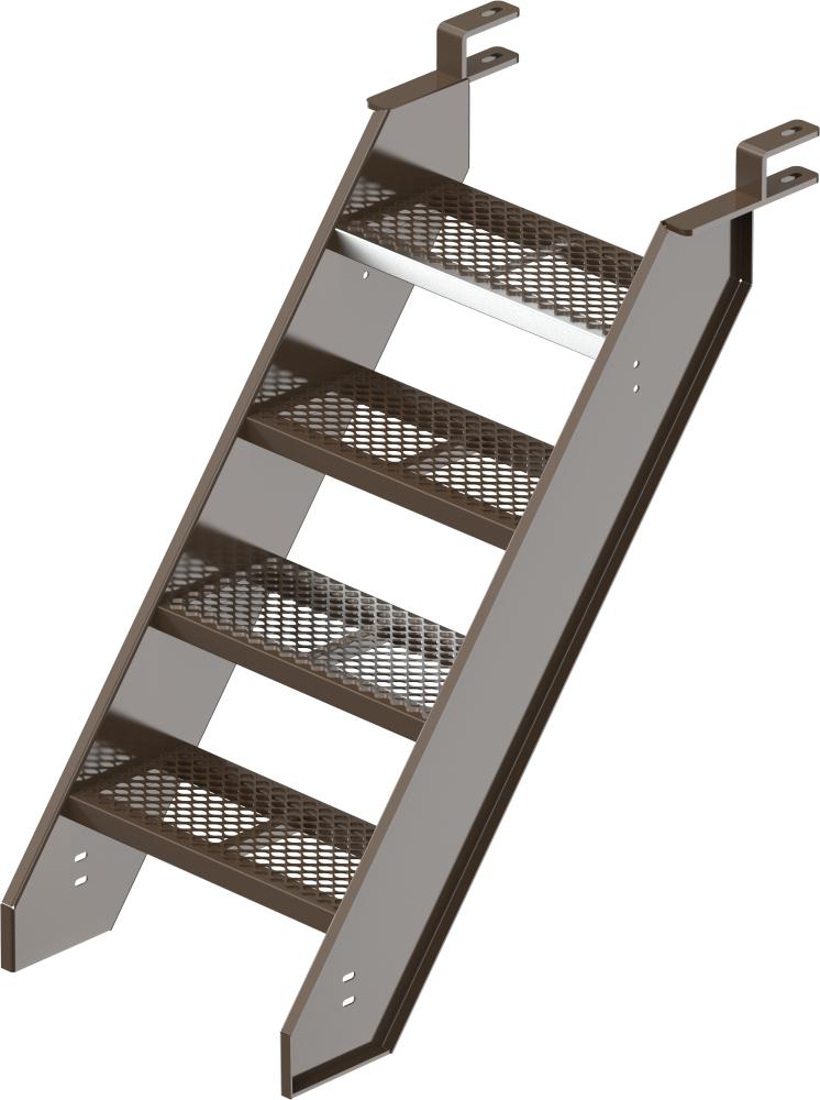 Bucking Chute Platform Stairs