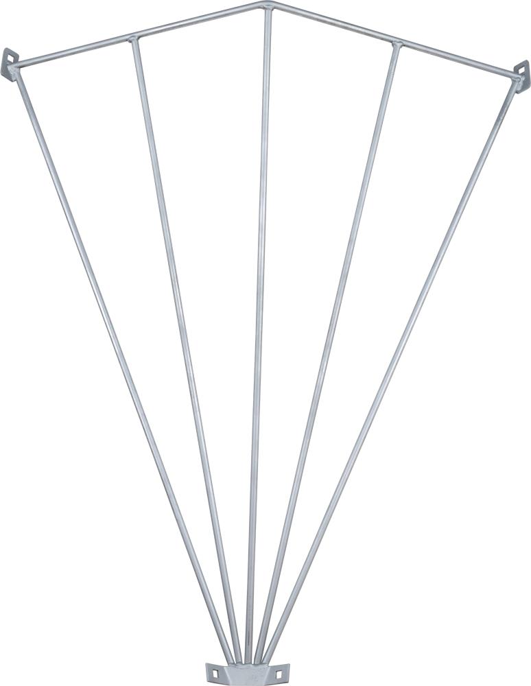 Corner Mount Galvanized Manger Feeder