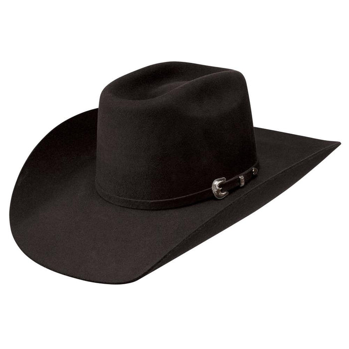 Youth Pennington Black Precreased Felt Hat