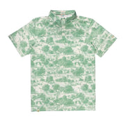 Men's Aurora Green Polo