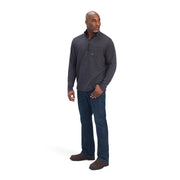 Men's Charcoal Rebar 1/4 Zip Shirt