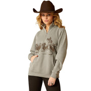 Womens 1/2 Zip Sweatshirt