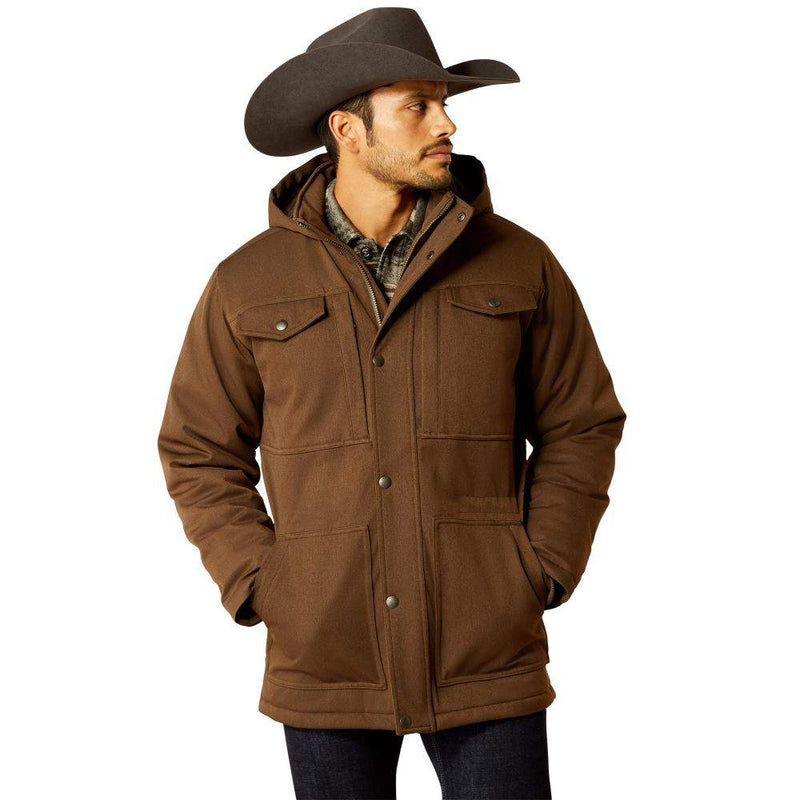 Mens Brown Abilene Parka
