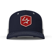 Navy and White Logo Cap