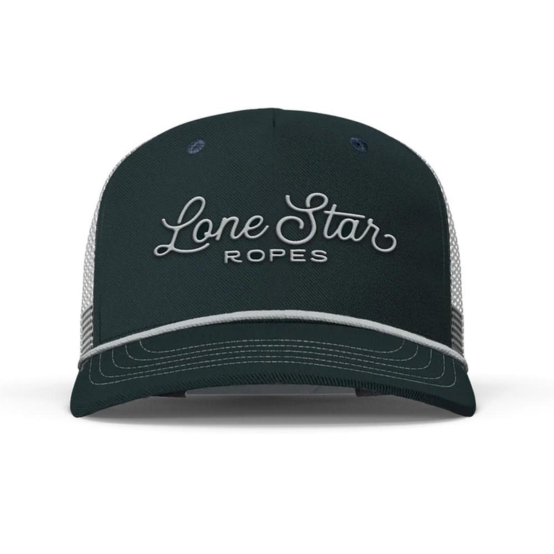Blue and Gray Script Logo Cap