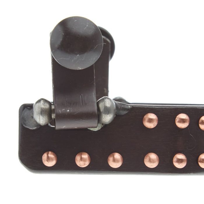 NRS Brown Youth Spurs with Copper Dots