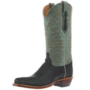 Men`s Green Safari Lizard 13In Green Top Cowboy Boot
